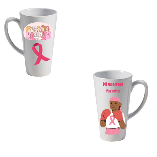 Taza Cónica Blanca 17 oz