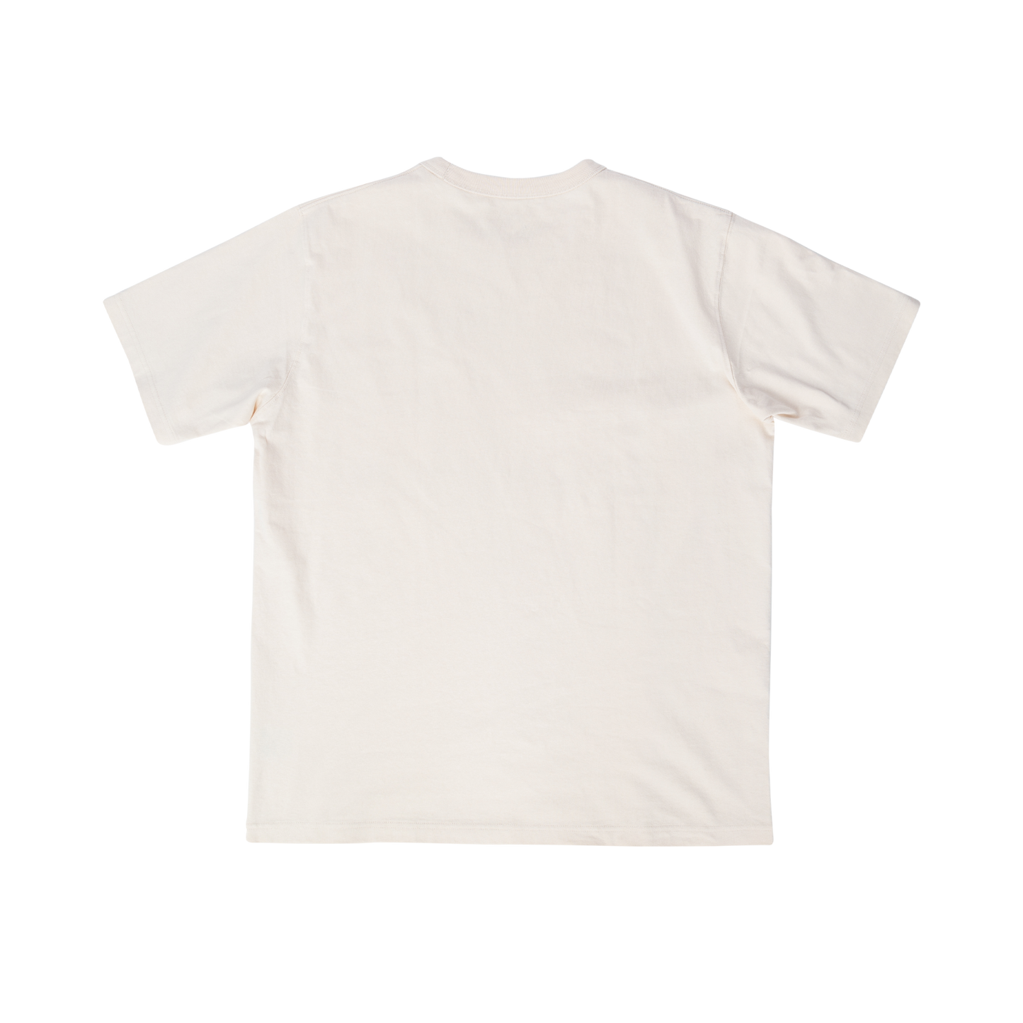 T-Shirt Unisex Crema |60/40 cuello redondo