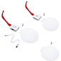 Adornos en Blanco para Sublimación (Iluminados de LED)