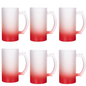 Cervecero en Cristal Frosted Rojo 16 oz