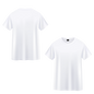 T-Shirt Unisex Blanca| 60/40 Cuello redondo