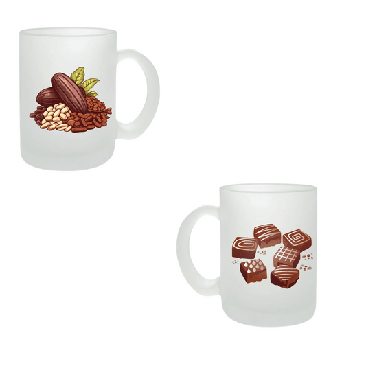 Taza Frosted 11 oz con degradado clear