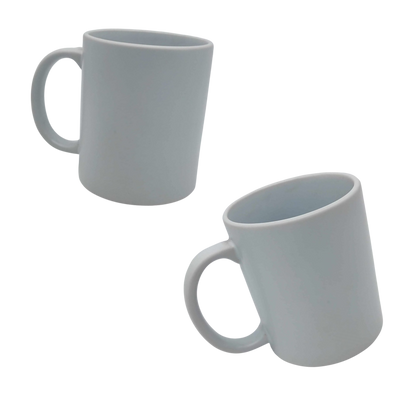 Taza 11 oz Mate Blanca de ceramica sublimable