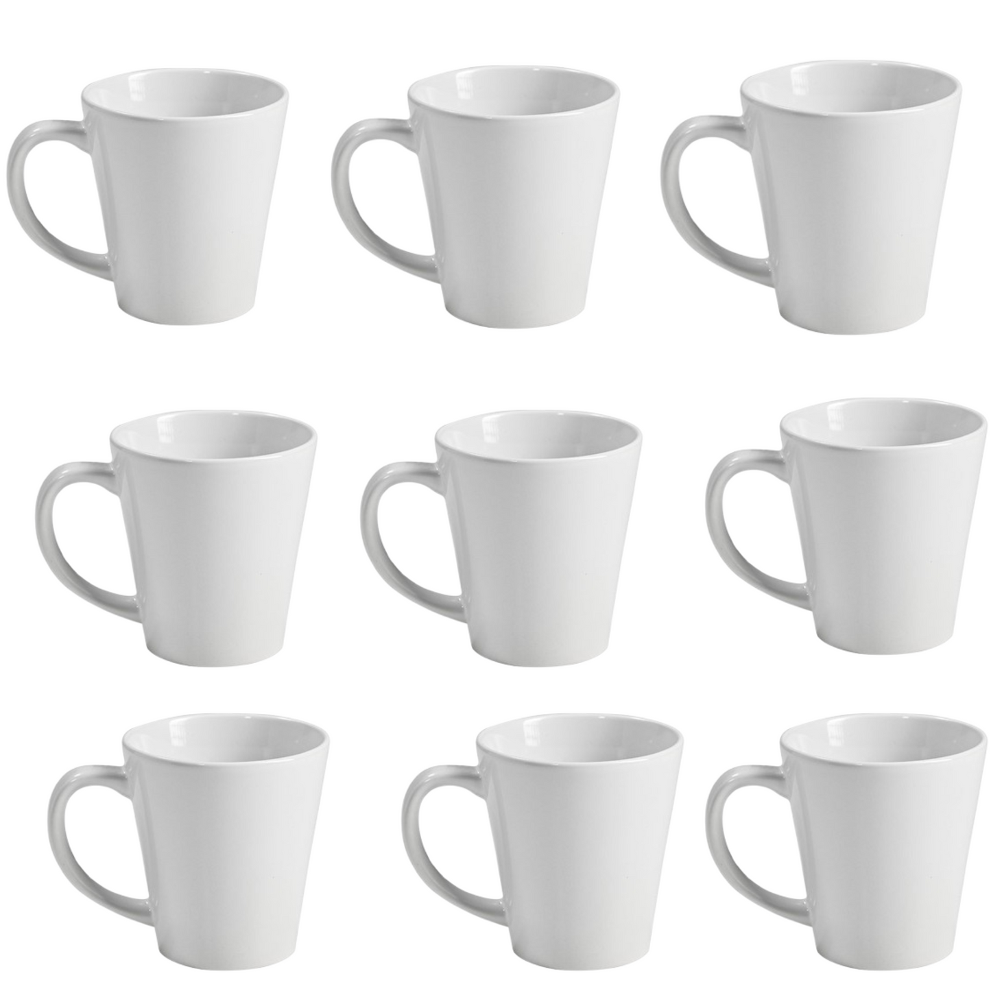 Taza Cónica blanca 12 oz