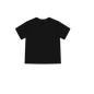 T-Shirt de Niño Negra  60/40 Cuello redondo