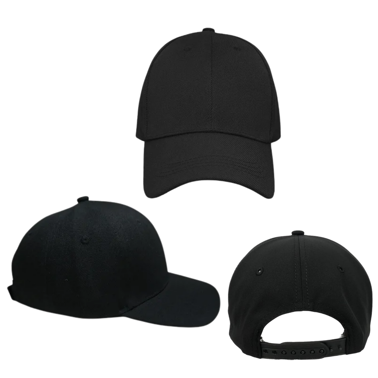 Gorra de algodòn Negra