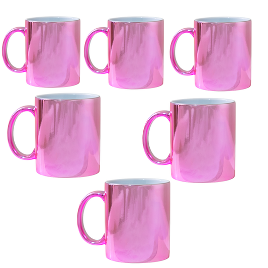 Taza 11 oz Espejo rosada