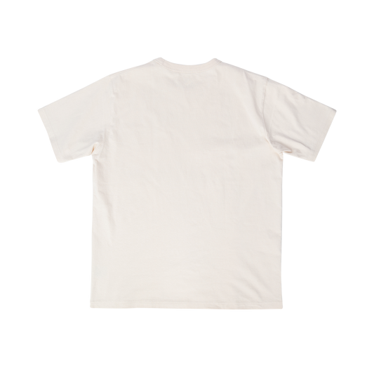T-Shirt Unisex Crema |60/40 cuello redondo