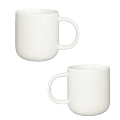 Taza 11 oz Round Down Blanca