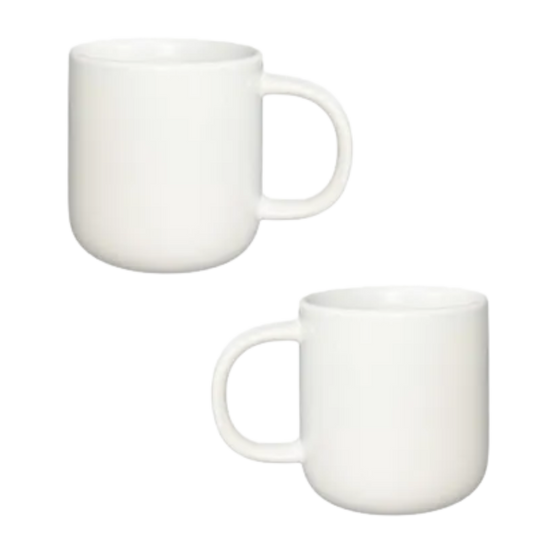 Taza 11 oz Round Down Blanca