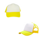 Gorra de malla blanca verde neòn para sublimar o DTF