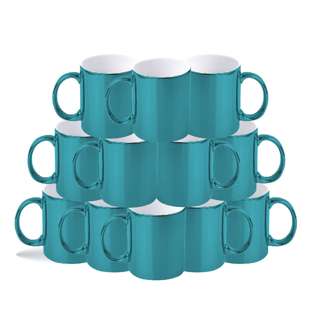 Taza 11 oz Espejo azul