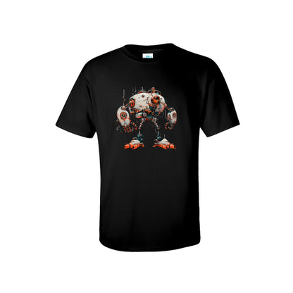 T-Shirt Unisex Negra |60/40 cuello redondo