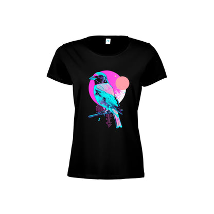 T-Shirt Unisex Negra |60/40 cuello redondo