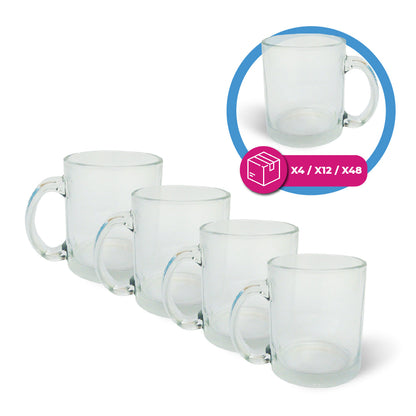 Taza 11 oz de Transparente