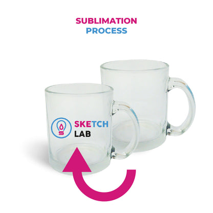 Taza 11 oz de Transparente