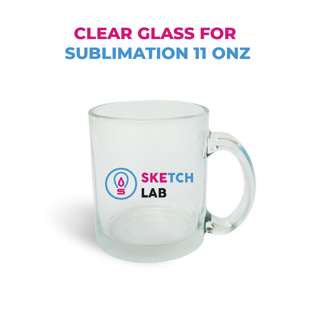 Taza 11 oz de Transparente