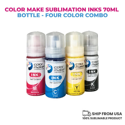 Tinta Color Make Sublimación Botella 70g