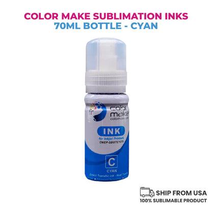 Tinta Color Make Sublimación Botella 70g