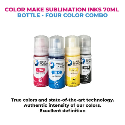 Tinta Color Make Sublimación Botella 70g