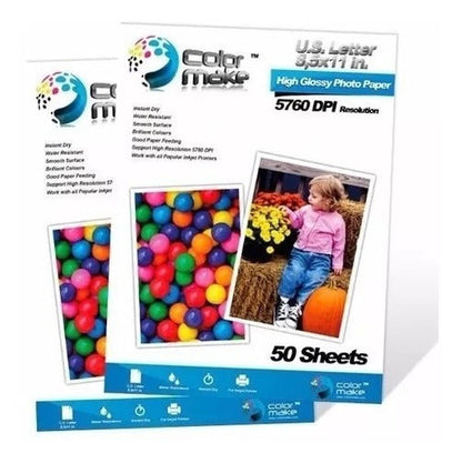Papel fotografíco 210grs (paquete de 50 hojas)