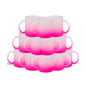 Taza Frosted  11 oz con degrado rosa