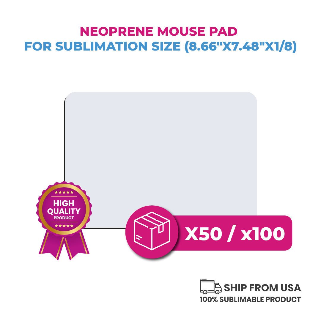 Mouse Pad para sublimar Blanco