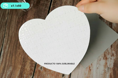 Rompecabezas de Cartón en forma de Corazón ztsprinters.com 