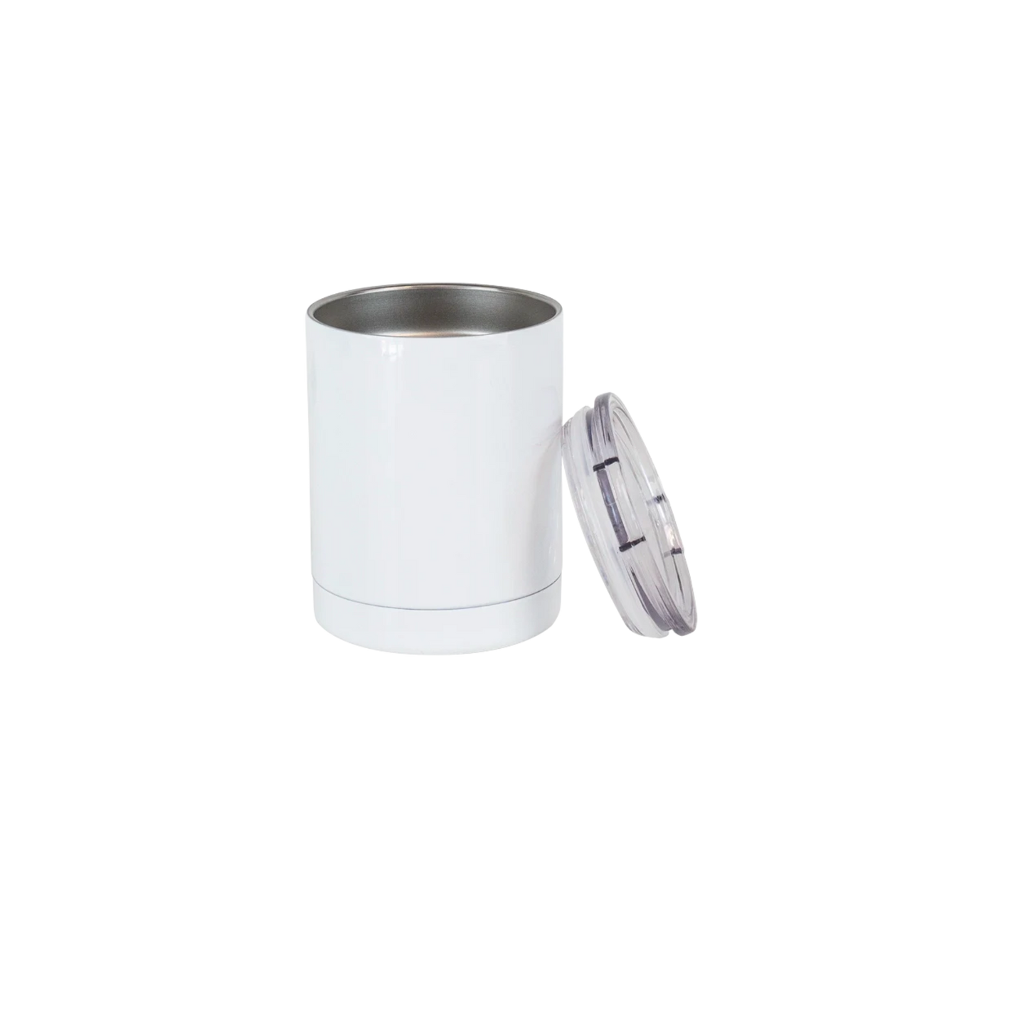 Vaso 400ml de metal blanca sin manga (13.5oz)