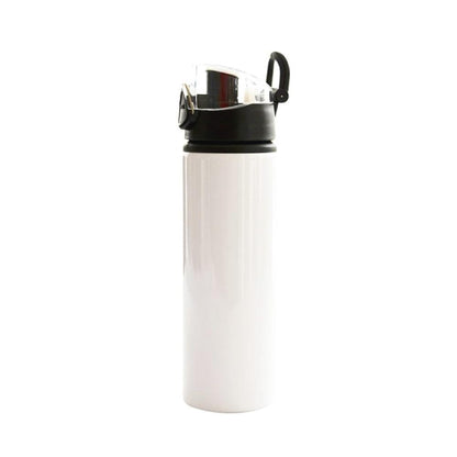 Botella deportiva blanca con tapa negra 14oz ztsprinters.com 
