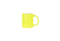 Taza 11 oz. Neon Amarillo