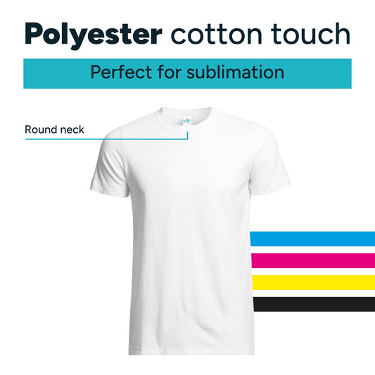 T-Shirt de Hombre Blanca | Poliéster