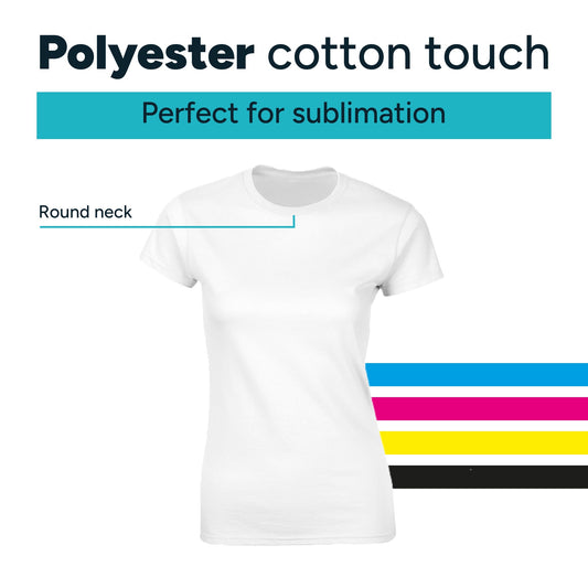 T-Shirt de Mujer Blanca | Poliéster