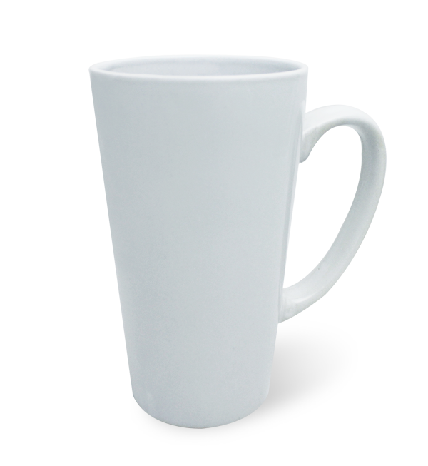 Taza Cónica Blanca 17 oz