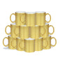 Taza 11 oz dorada mate interior blanco