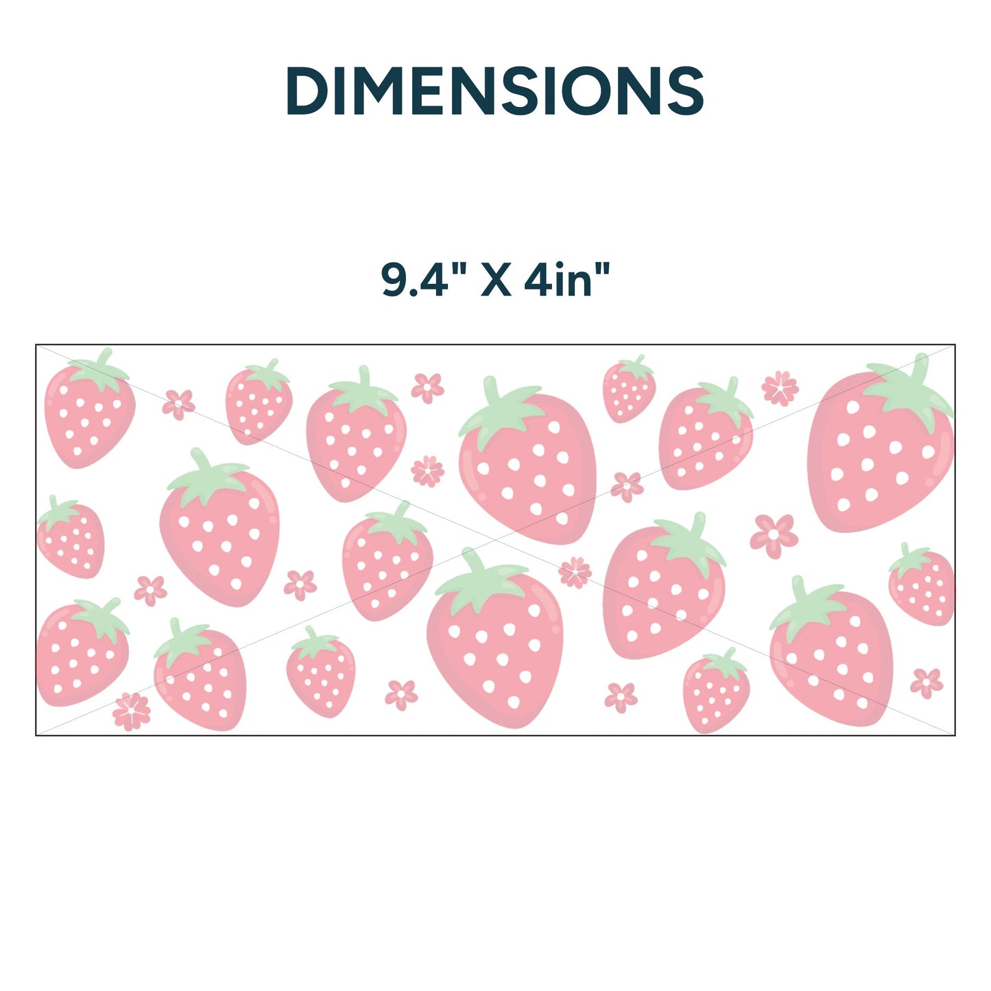 UV DTF WRAP - Fresas