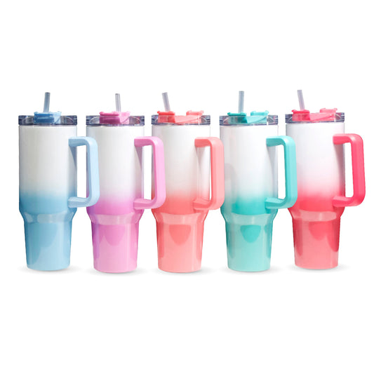 Cooler 40 oz térmico con asa y tapa con Sorbeto